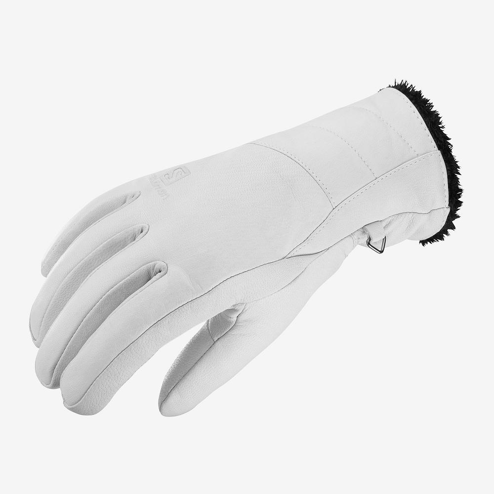 Salomon Singapore Womens Gloves - NATIVE W White | 15274-KERV